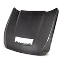 2024 FORD MUSTANG TYPE-OE DOUBLE-SIDED CARBON FIBER HOOD