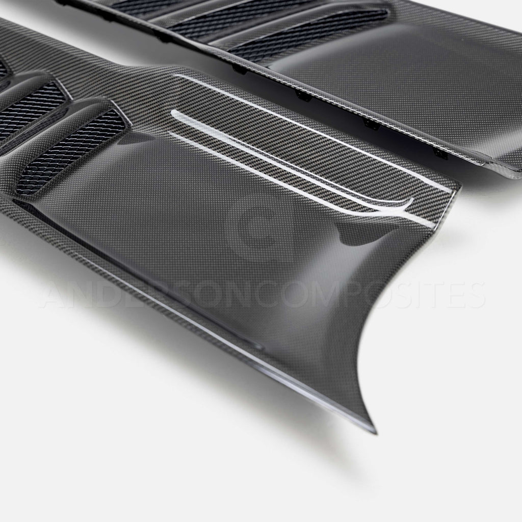2021-2023 RAM TRX TYPE-OE CARBON FIBER HOOD VENTS (PAIR)