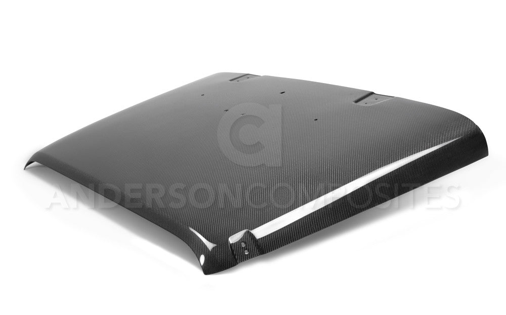 2007 - 2018 Jeep Wrangler (JK) Carbon Fiber Type-OE Hood