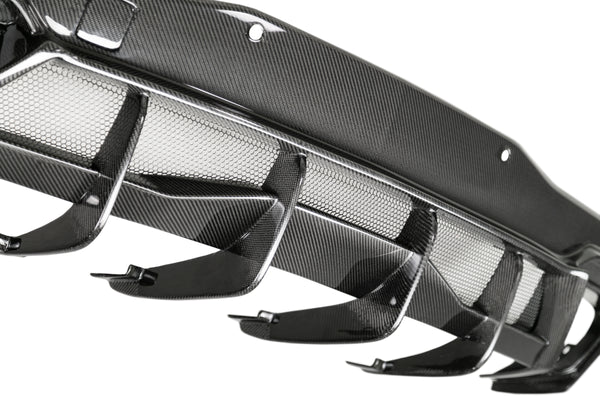 2020 - 2024 CHEVROLET CORVETTE C8 CARBON FIBER REAR DIFFUSER