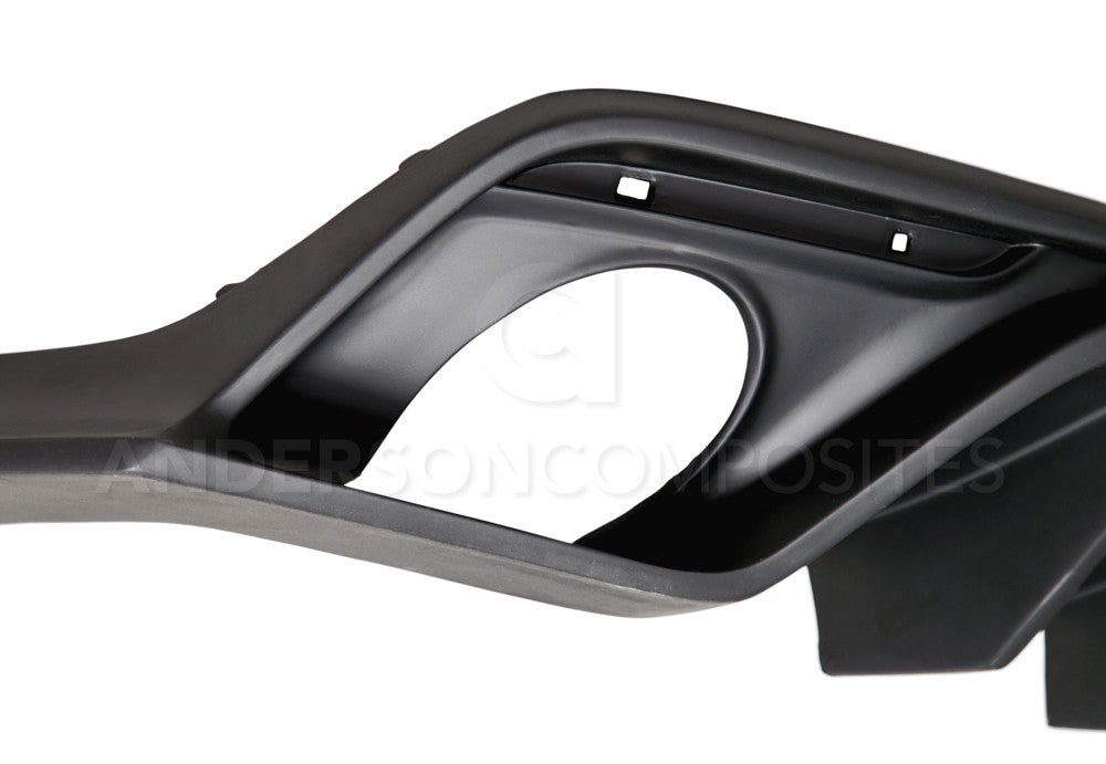 2015 - 2017 Mustang Fiberglass Type-AR Rear Diffuser
