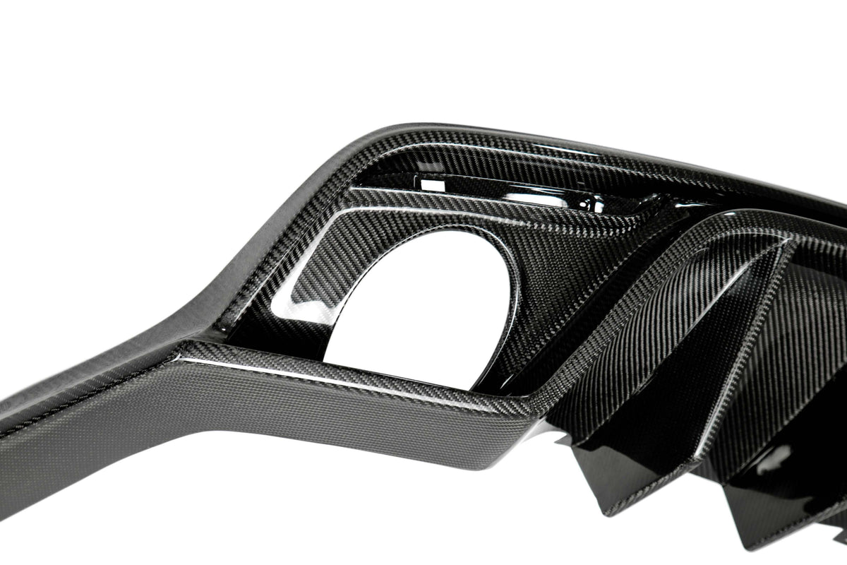 2015 - 2017 Mustang Carbon Fiber Type-AR Rear Diffuser