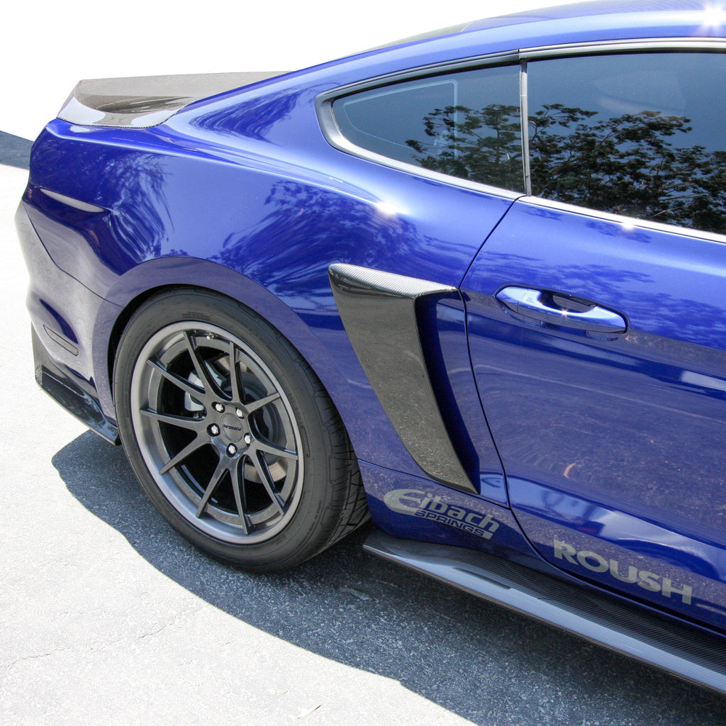 2015 - 2023 Mustang Carbon Fiber Side Scoops (Pair)