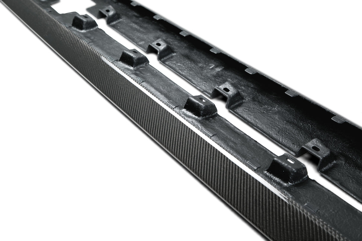 2015 - 2023 Mustang Carbon Fiber Type-OE Side Rocker Panels (Pair)