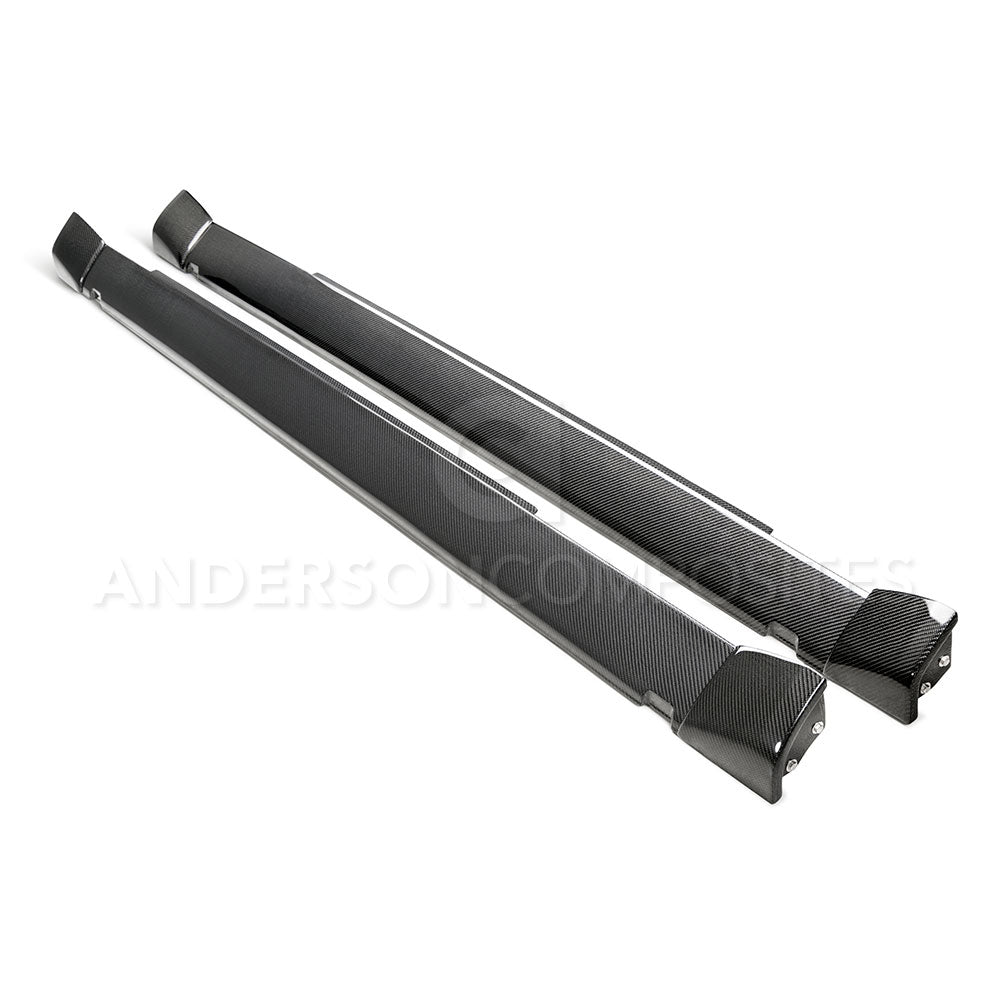 2018-2023 Dodge Challenger Widebody Demon/Hellcat/Redeye/Scat Pack Carbon Fiber Side Rocker Panels (Pair)