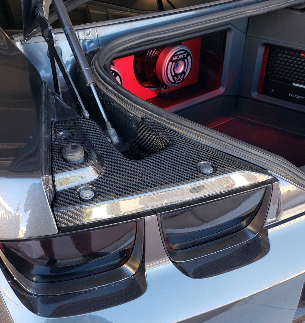2010 - 2015 Camaro Carbon Fiber Decklid Interior Covers (Pair)