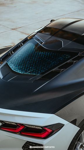 2020 - 2024 CORVETTE C8 DRY CARBON FIBER REAR HATCH / LIFTGATE FITS Z06 & STINGRAY
