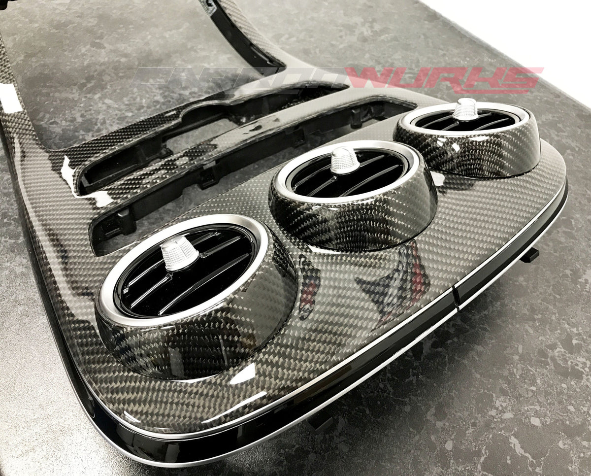 MERCEDES C63 / C-CLASS CARBON FIBRE DASHBOARD AIR VENTS