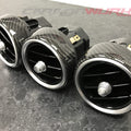 MERCEDES C63 / C-CLASS CARBON FIBRE DASHBOARD AIR VENTS