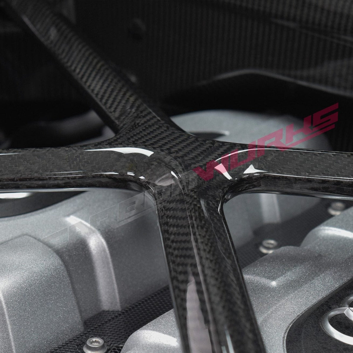 ENGINE X-BRACE CARBON FIBER / AUDI R8 GEN 2 COUPE