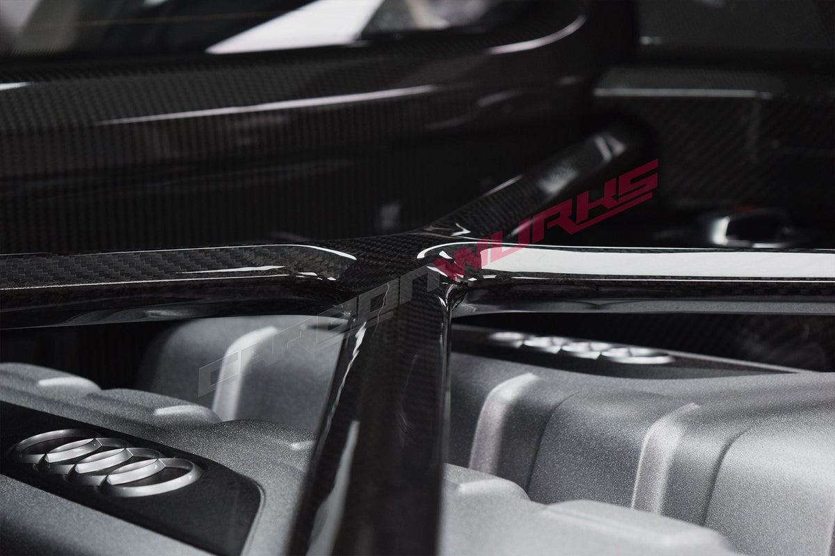 ENGINE X-BRACE CARBON FIBER / AUDI R8 GEN 2 COUPE