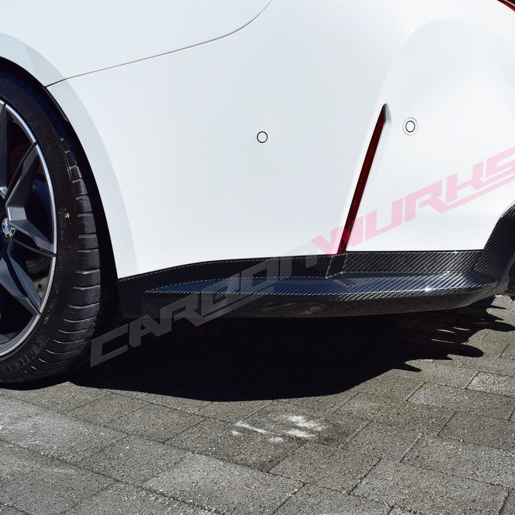 BMW M3 (G80 / G81) M4 (G82 & G83) CARBON FIBRE REAR SIDE SPLITTER DIFFUSERS