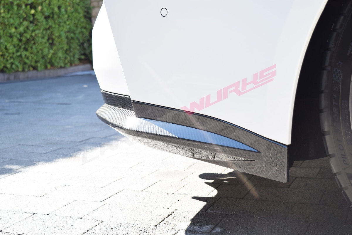 BMW M3 (G80 / G81) M4 (G82 & G83) CARBON FIBRE REAR SIDE SPLITTER DIFFUSERS