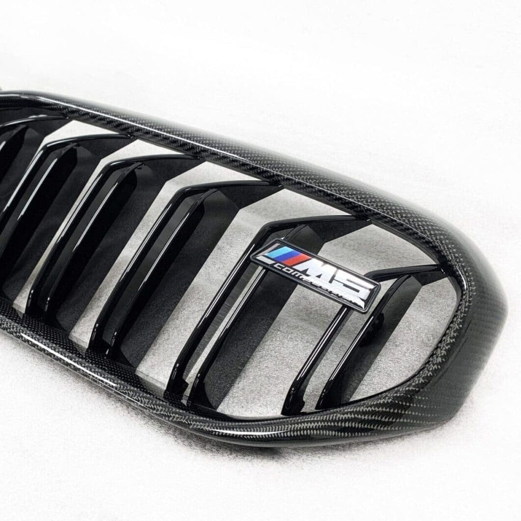 BMW M5 F90 CARBON FIBRE FRONT GRILLES 2021+ FACELIFT