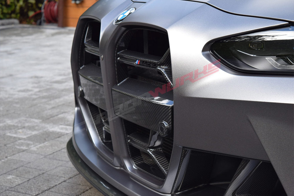 BMW M3 (G80 / G81) M4 (G82 & G83) CSL-STYLE CARBON FIBRE FRONT GRILLE