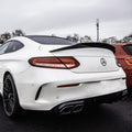 MERCEDES C CLASS COUPE CARBON FIBRE DTM REAR BOOT SPOILER