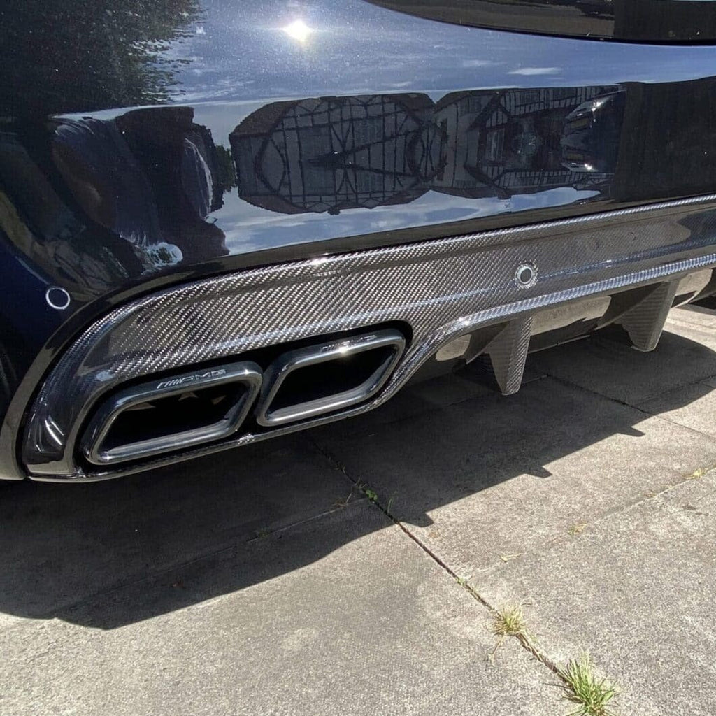 MERCEDES C63 SALOON & ESTATE CARBON FIBRE REAR DIFFUSER