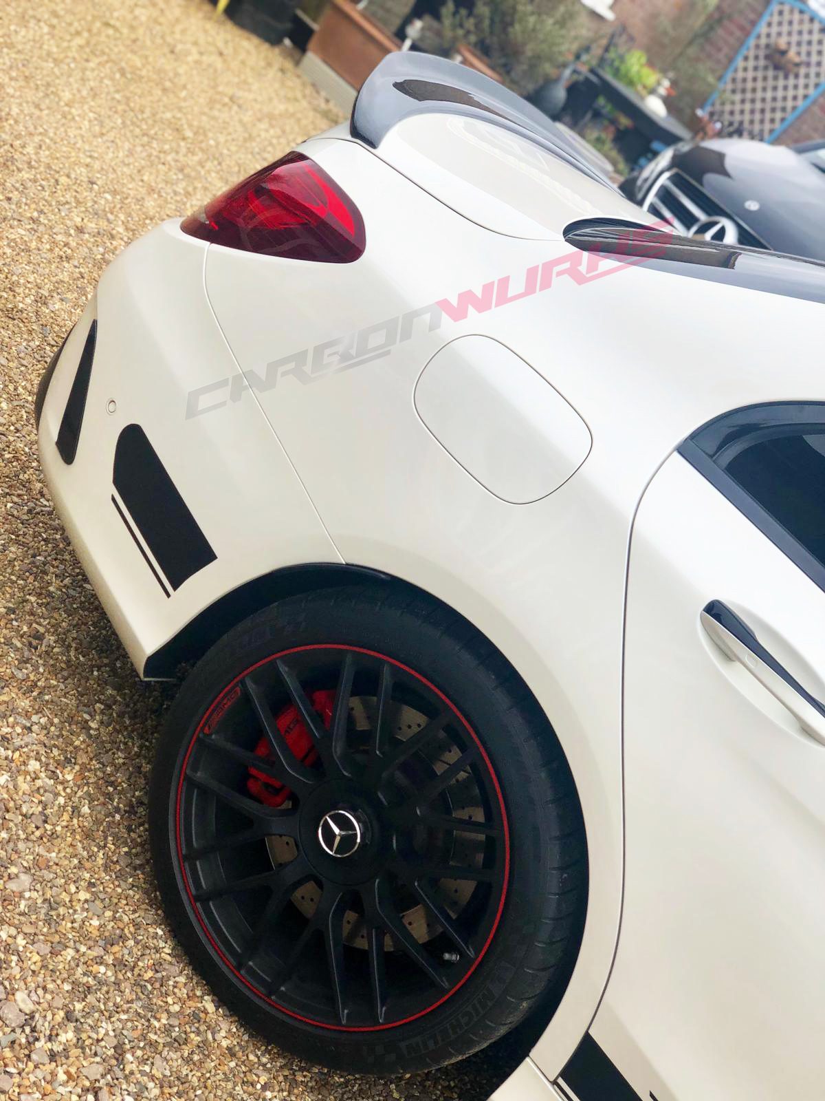 MERCEDES C CLASS SALOON CARBON FIBRE REAR BOOT SPOILER