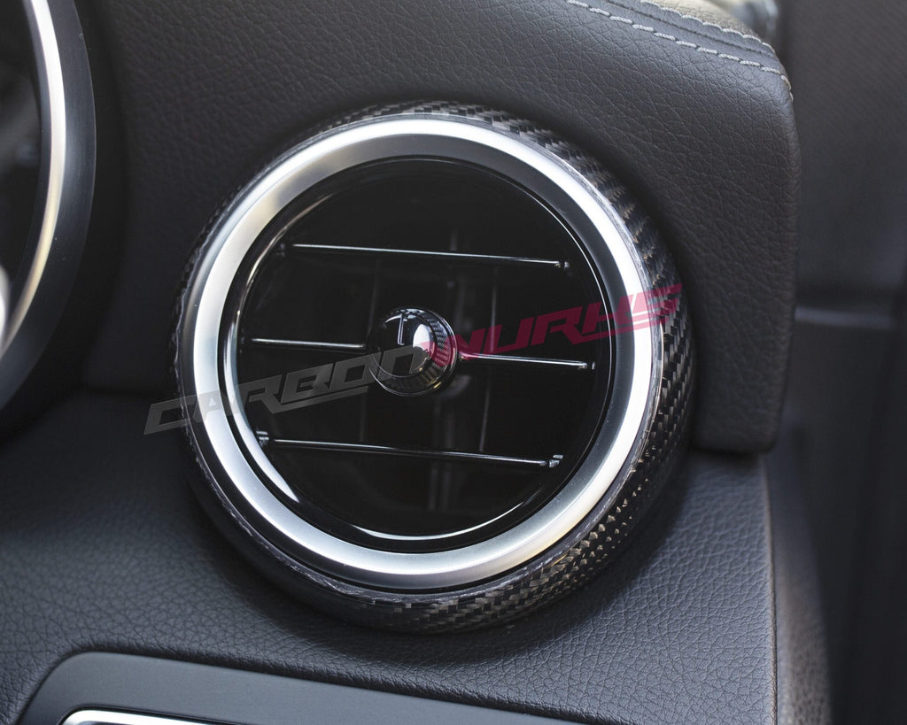 MERCEDES C63 / C-CLASS CARBON FIBRE DASHBOARD AIR VENTS