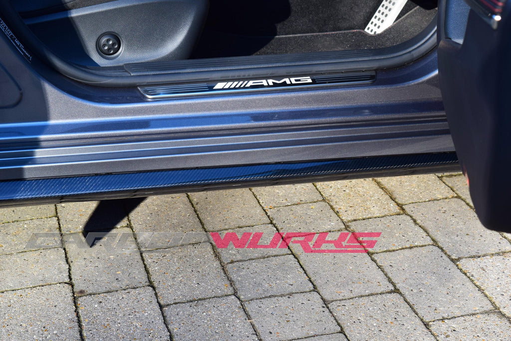 MERCEDES BENZ A45 / CLA45 CLASS CARBON FIBRE SIDE SKIRT INSERT