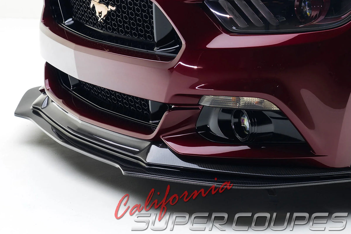 Carbon Fiber GT Front Splitter Ford Mustang 2015-2017