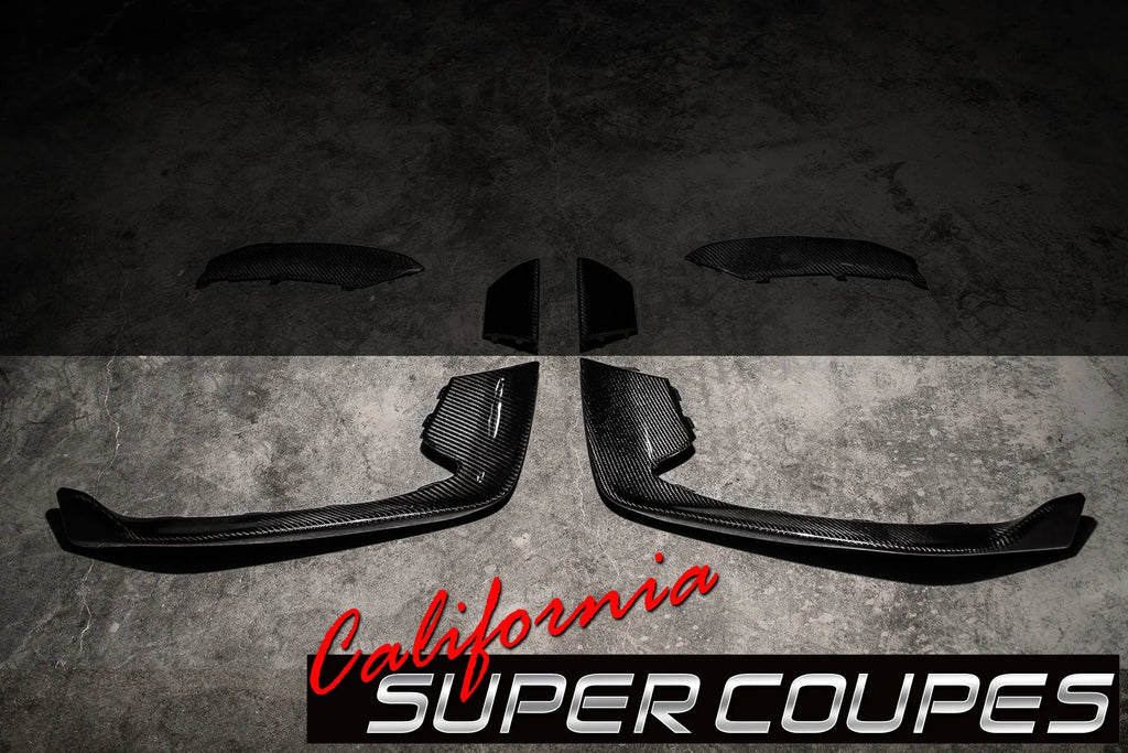 GT350 Front bumper panels Carbon Fiber Ford Mustang 2015-2018