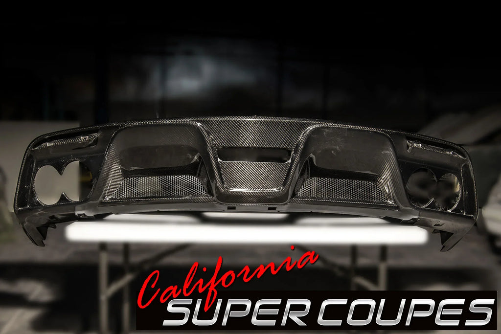 Carbon Fiber GT350 Rear Diffuser Ford Mustang Shelby 2015-2018
