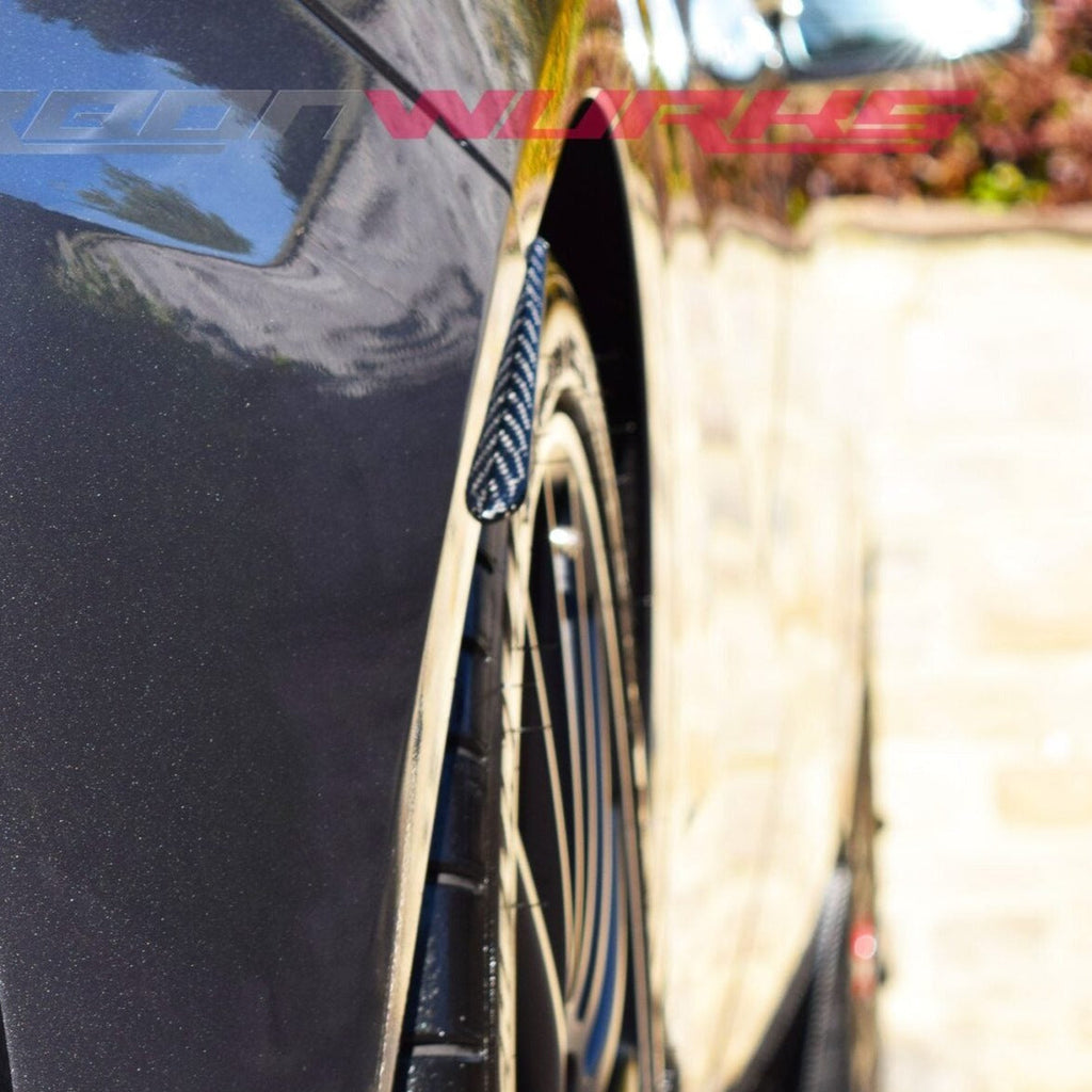 MERCEDES A-CLASS CARBON FIBRE REAR ARCH SPLASH GUARDS