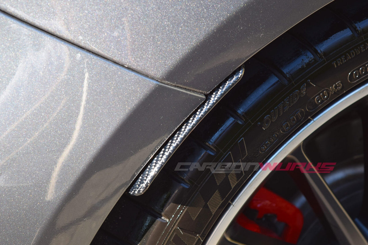 MERCEDES A-CLASS CARBON FIBRE REAR ARCH SPLASH GUARDS