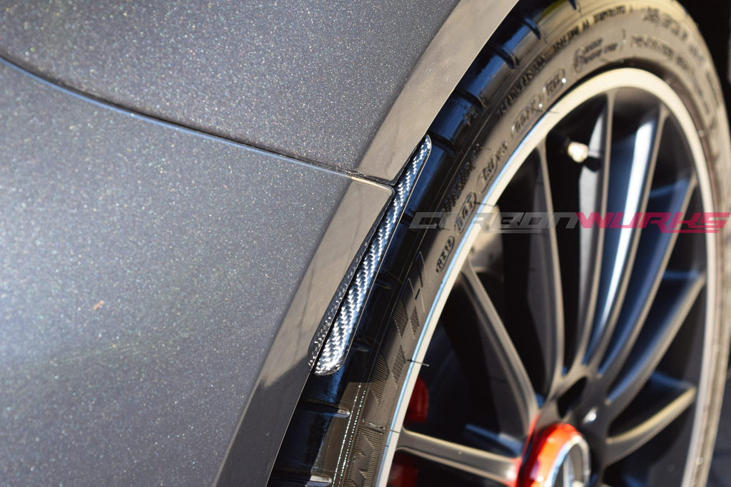 MERCEDES A-CLASS CARBON FIBRE REAR ARCH SPLASH GUARDS