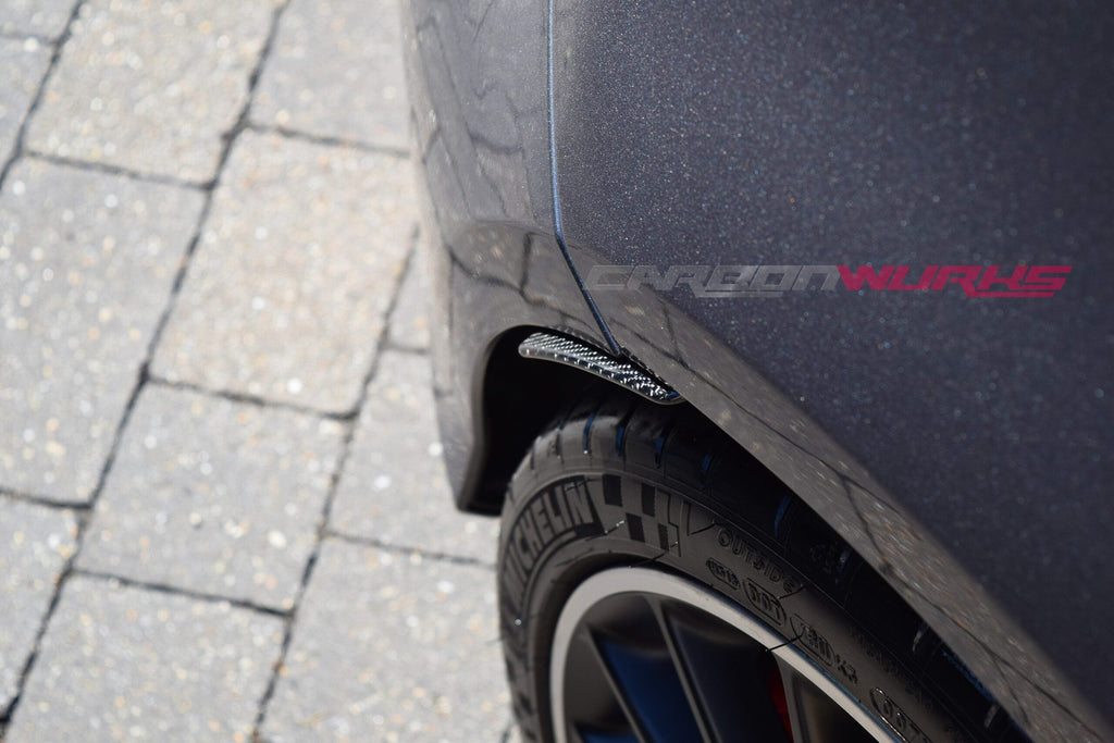 MERCEDES A-CLASS CARBON FIBRE REAR ARCH SPLASH GUARDS