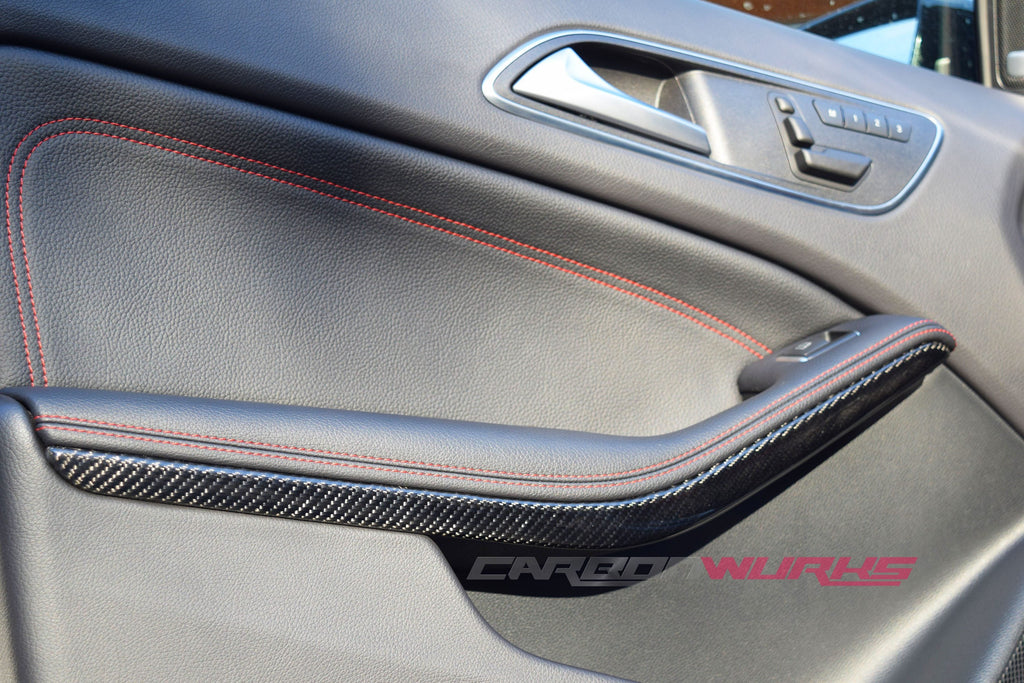 MERCEDES BENZ A-CLASS / CLA / GLA CARBON FIBRE DOOR CARD TRIMS