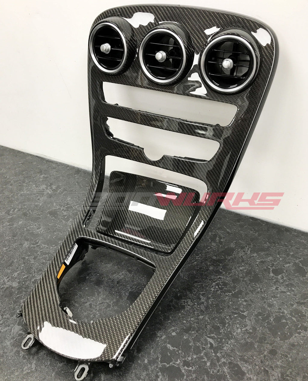 MERCEDES C63 / C-CLASS CARBON FIBRE DASHBOARD AIR VENTS