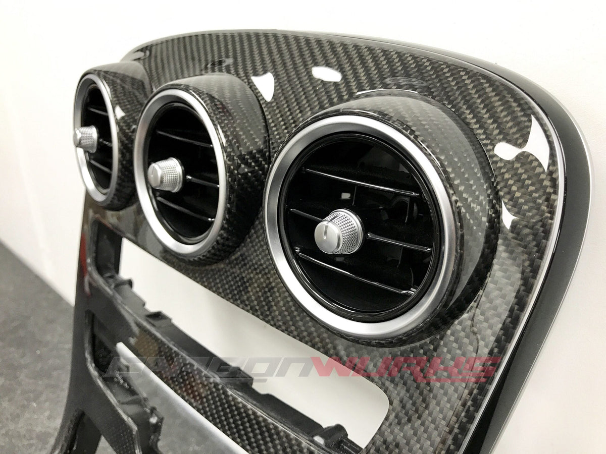 MERCEDES C63 / C-CLASS CARBON FIBRE DASHBOARD AIR VENTS