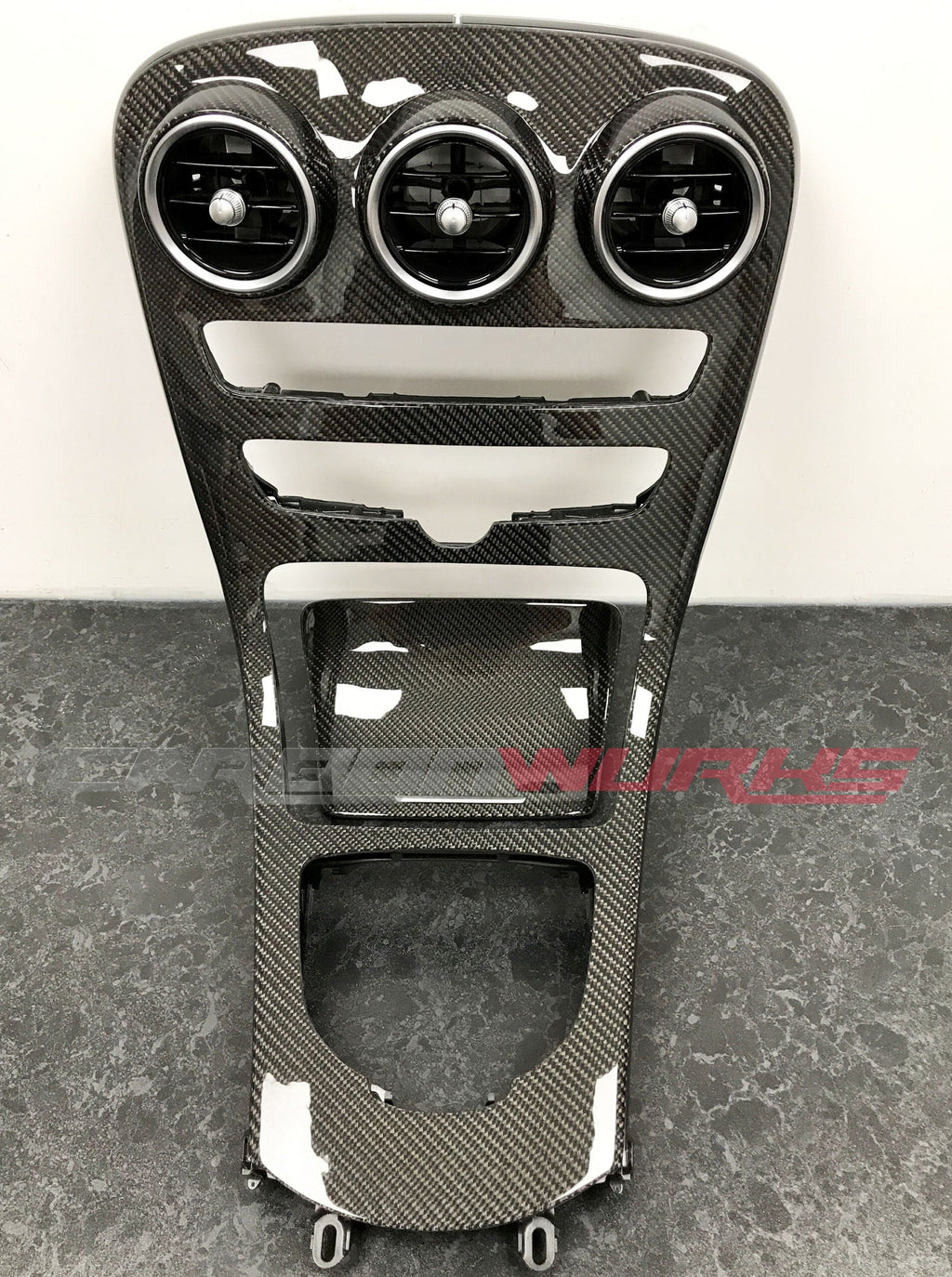 MERCEDES C63 / C-CLASS CARBON FIBRE DASHBOARD AIR VENTS