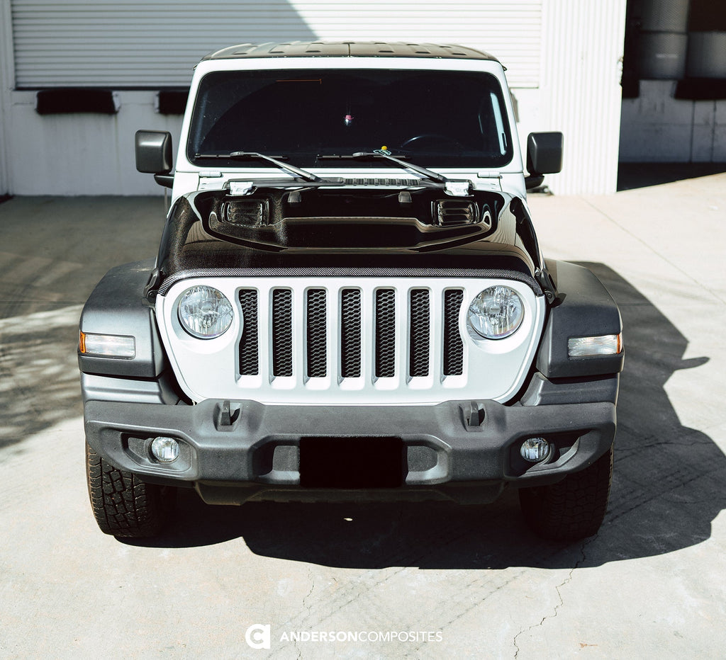 2018 - 2023 Jeep Rubicon Type-OE Carbon Fiber Hood