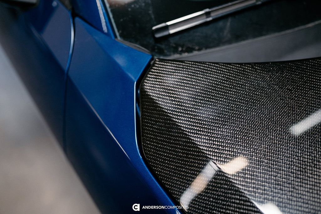 2024 FORD MUSTANG TYPE-GT5 DOUBLE-SIDED CARBON FIBER HOOD