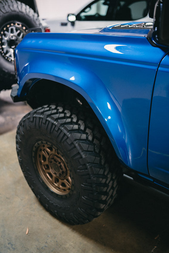 2021 - 2024 Ford Bronco Fiberglass Front Fenders - (2DR & 4DR)