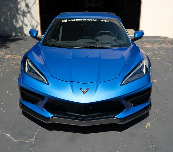 2020 - 2024 CORVETTE C8 CARBON FIBER FRONT SPLITTER