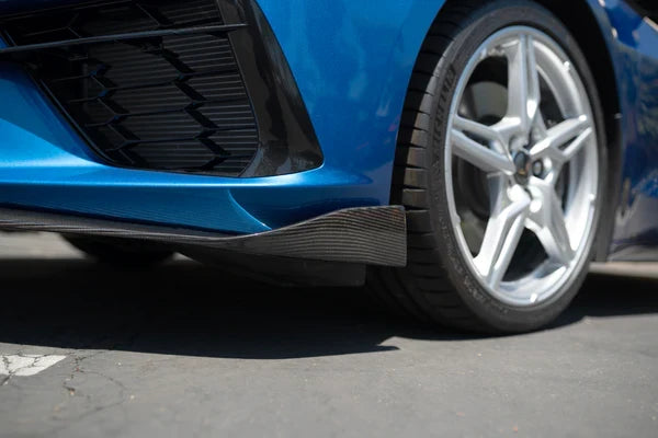 2020 - 2024 CORVETTE C8 CARBON FIBER FRONT SPLITTER