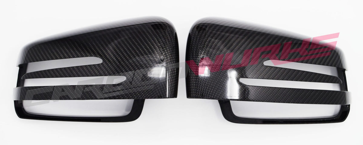MERCEDES BENZ MATTE OR GLOSS CARBON FIBRE MIRRORS
