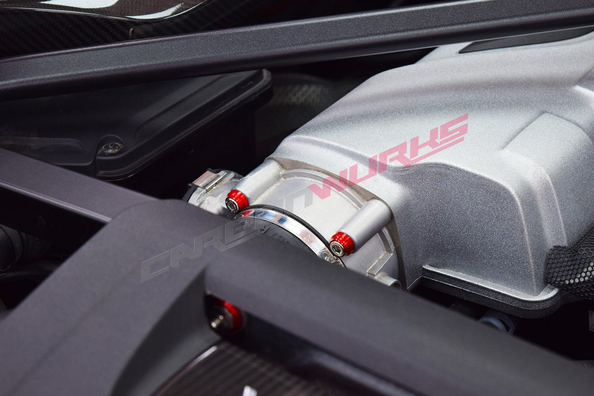 Audi R8 4S Coupe Gen 2 Titanium Engine Dress Up Kit (Fits 2016-2024)
