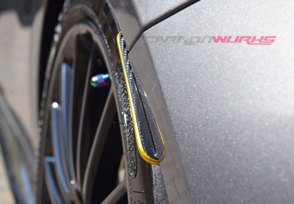MERCEDES A-CLASS CARBON FIBRE REAR ARCH SPLASH GUARDS