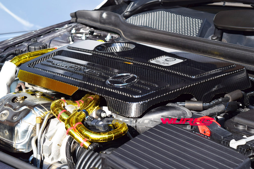 MERCEDES A45 / CLA45 / GLA45 CARBON FIBRE ENGINE COVER