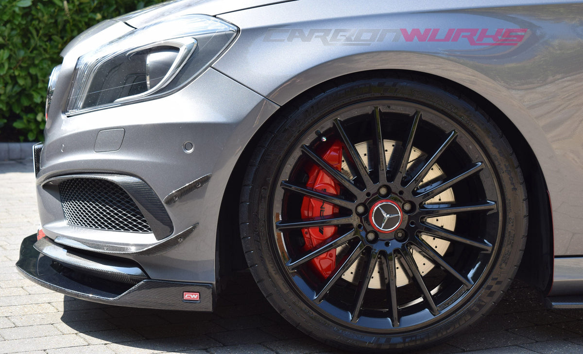 MERCEDES A-CLASS CARBON FIBRE FRONT SPOILER