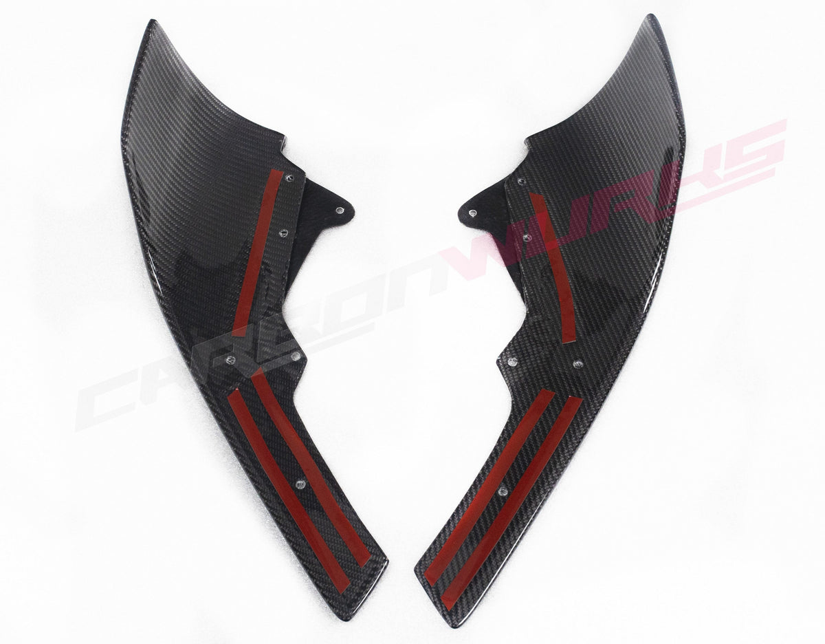 BMW M2 CARBON FIBRE M PERFORMANCE FRONT WINGLETS SPOILERS