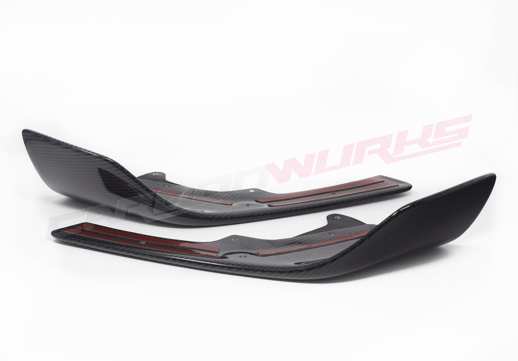 BMW M2 CARBON FIBRE M PERFORMANCE FRONT WINGLETS SPOILERS