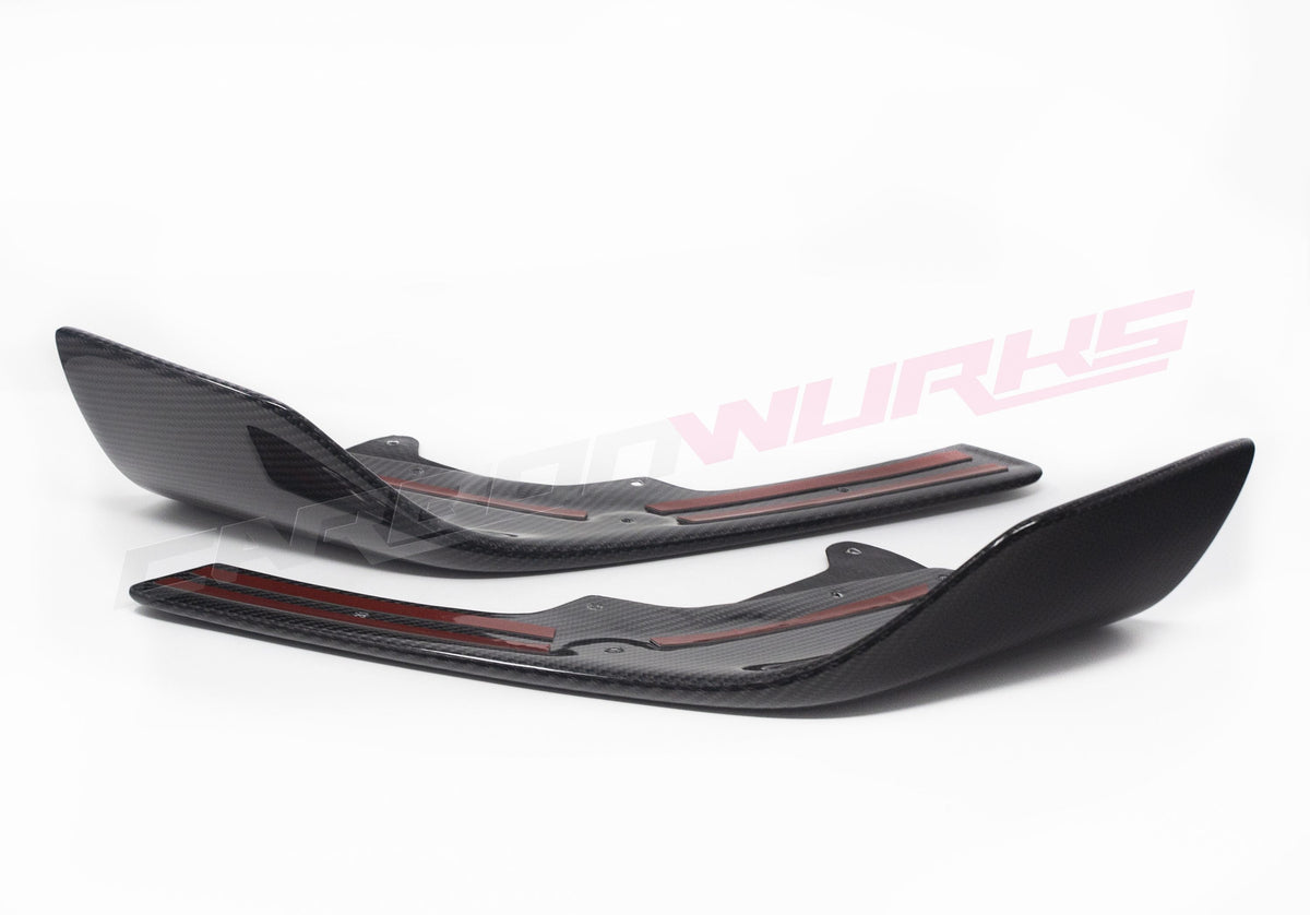 BMW M2 CARBON FIBRE M PERFORMANCE FRONT WINGLETS SPOILERS