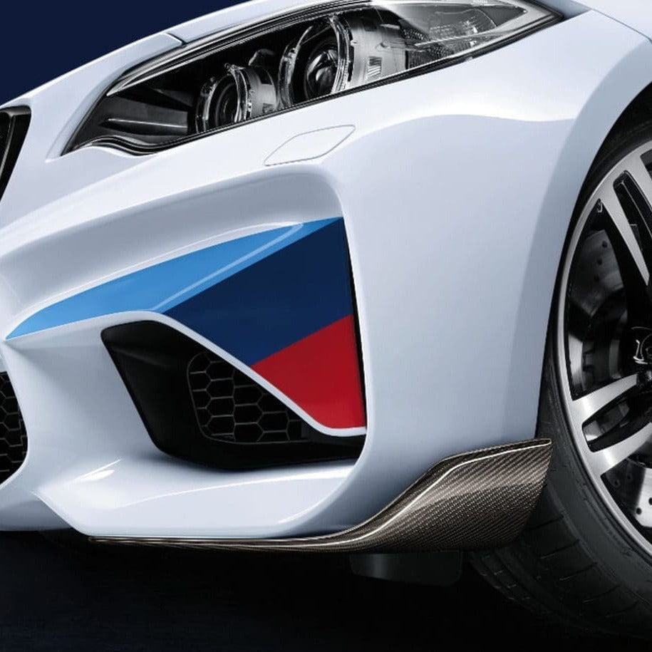 BMW M2 CARBON FIBRE M PERFORMANCE FRONT WINGLETS SPOILERS
