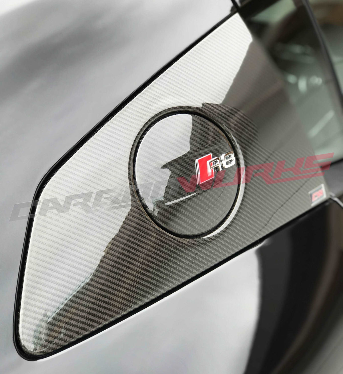 FUEL CAP CARBON FIBER / FITS AUDI R8 4S COUPE